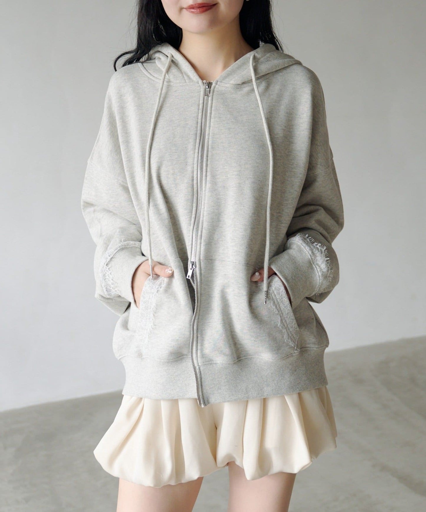 Kastane Lace sweatshirt hoodie - Image 4