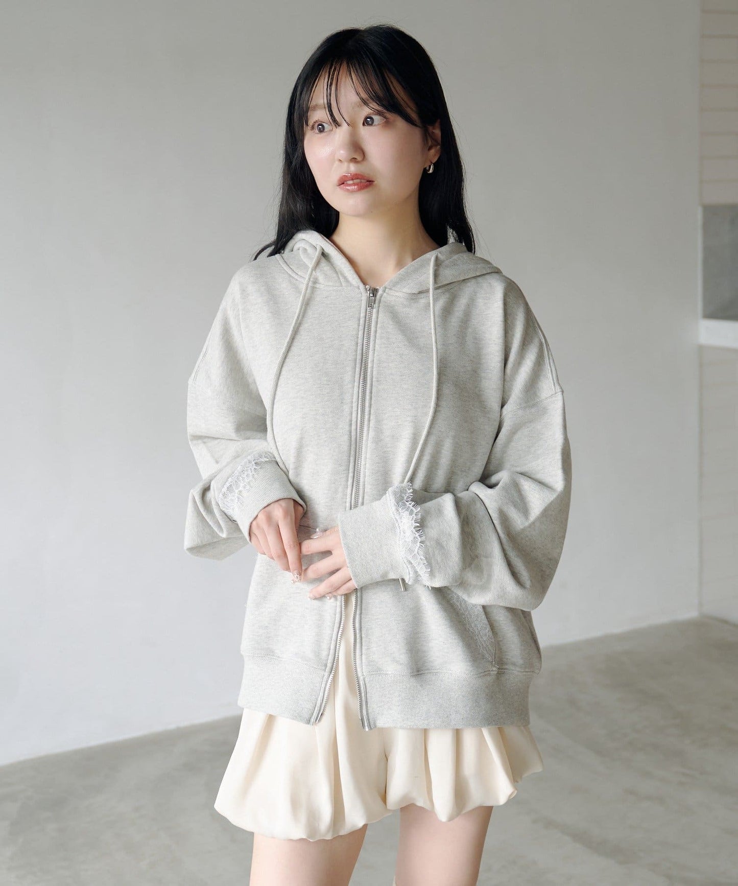 Kastane Lace sweatshirt hoodie - Image 5
