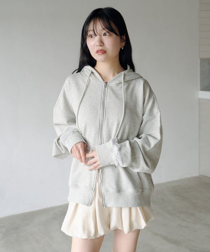 Kastane Lace sweatshirt hoodie - Image 5