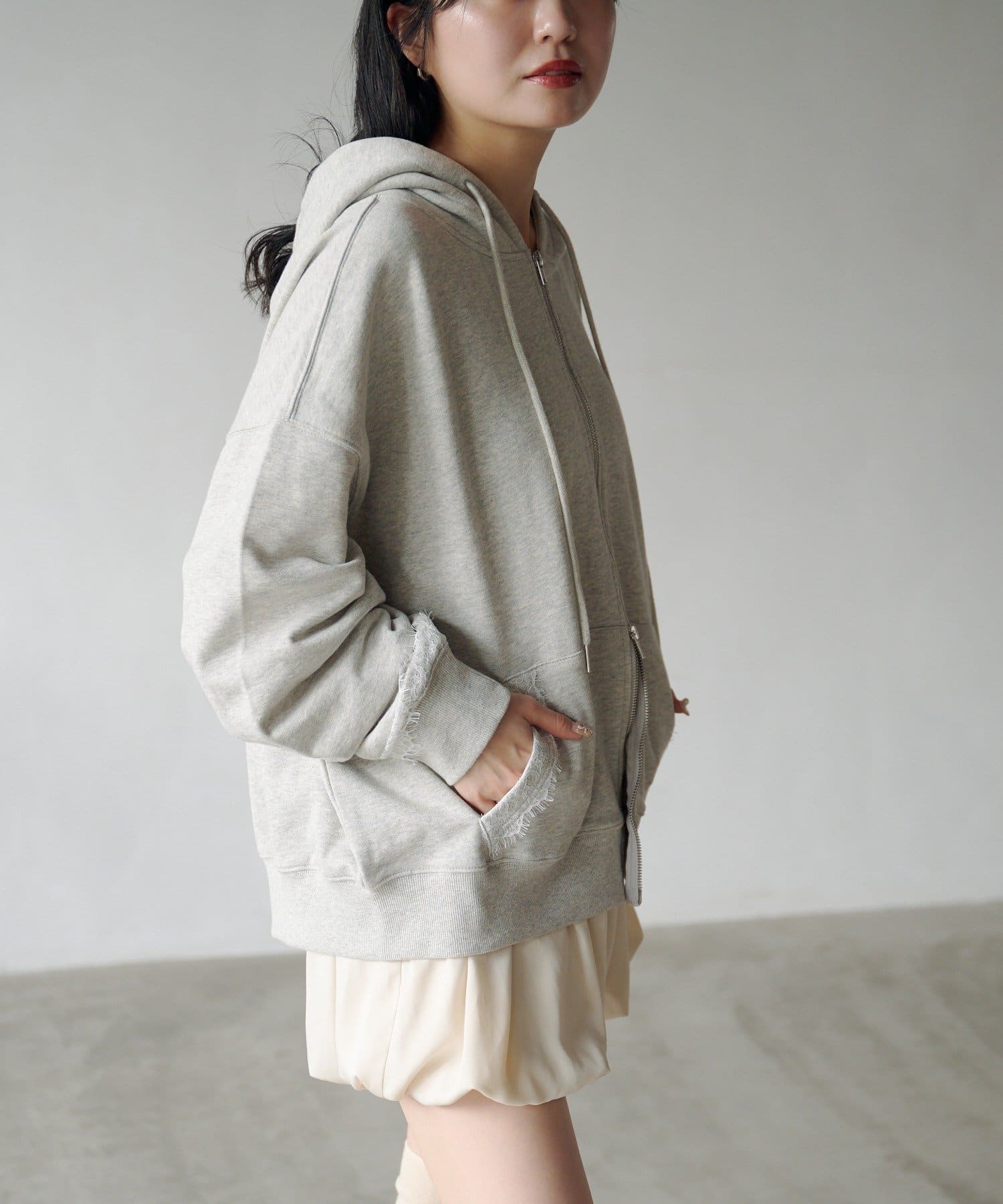 Kastane Lace sweatshirt hoodie - Image 8