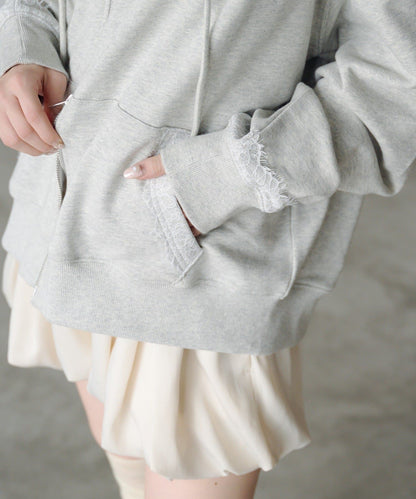Kastane Lace sweatshirt hoodie - Image 9