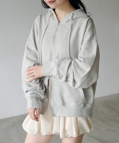 Kastane Lace sweatshirt hoodie - Image 2