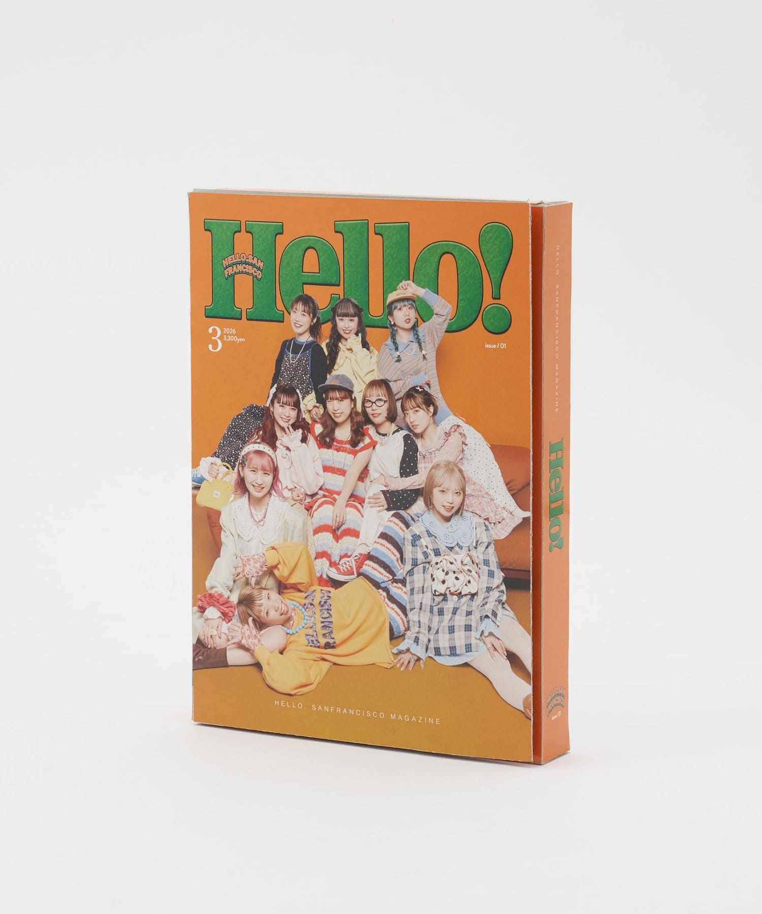 HELLO.SANFRANCISCO Ribbon Tote Bag + Sticker + 雜誌 - Image 2