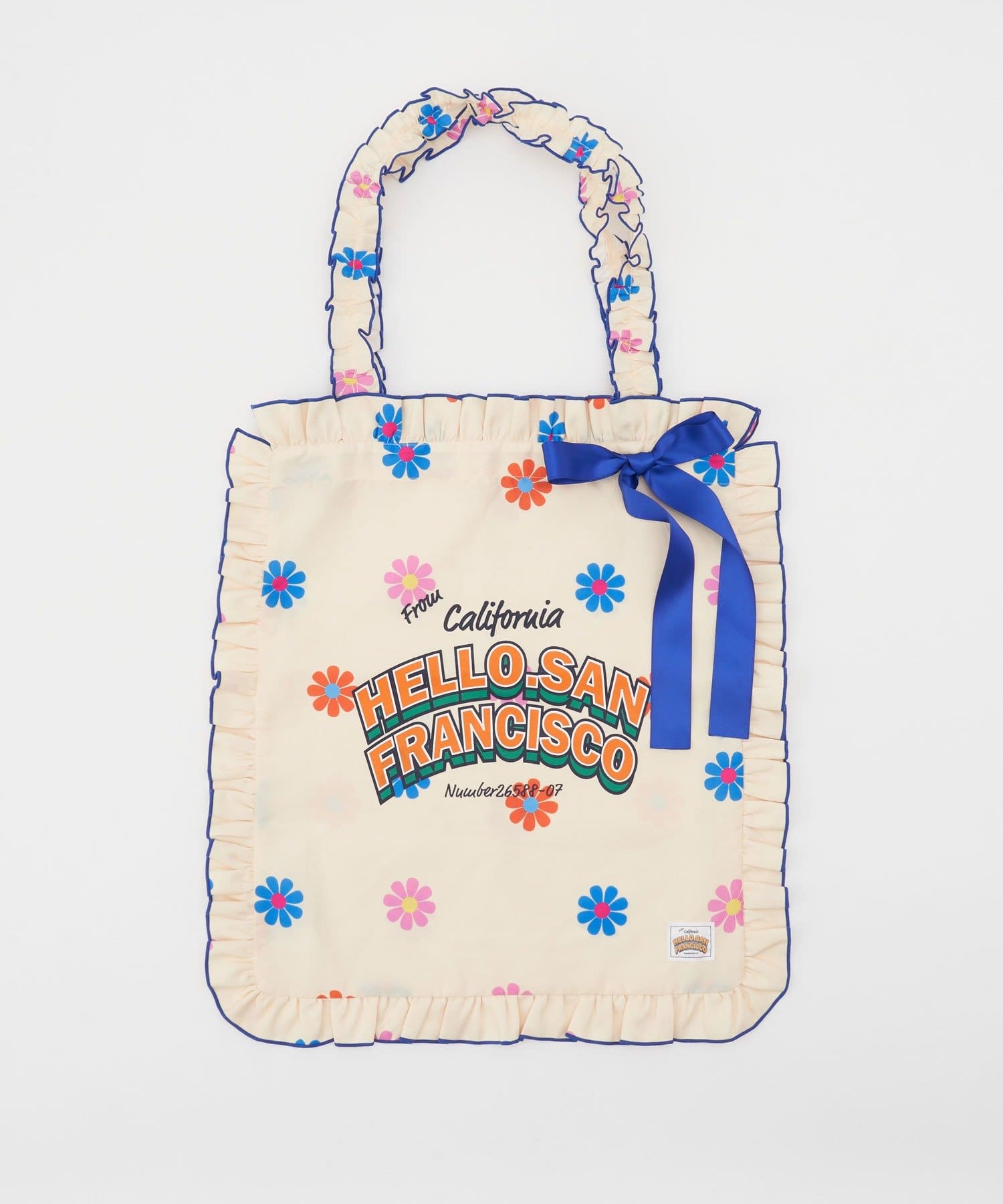 HELLO.SANFRANCISCO Ribbon Tote Bag + Sticker + 雜誌 - Image 3