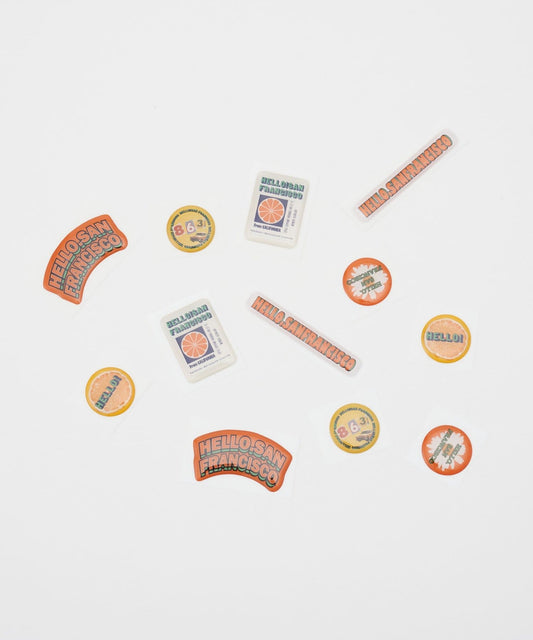 HELLO.SANFRANCISCO Ribbon Tote Bag + Sticker + 雜誌 - Image 4