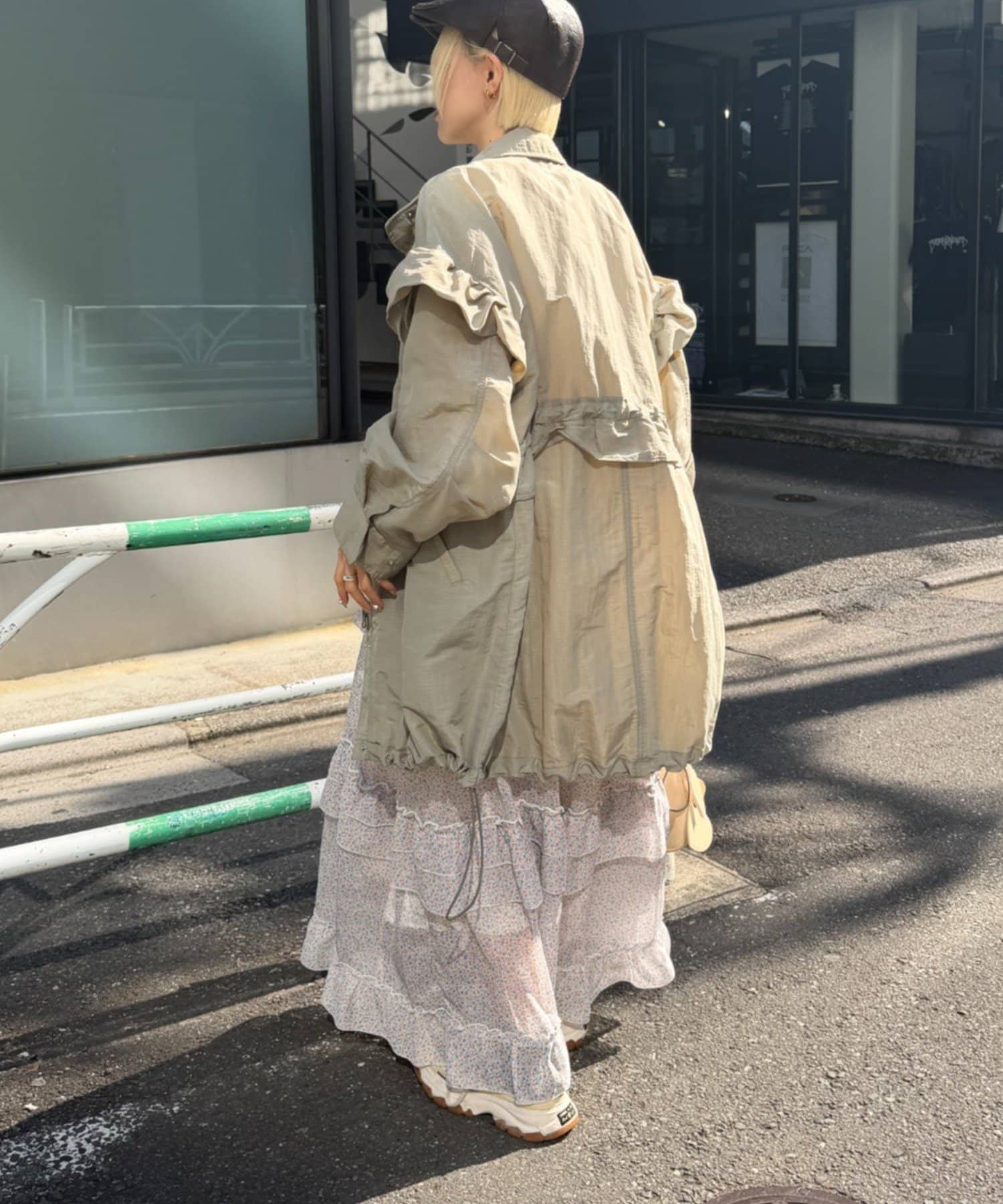 w closet 碎花多層吊帶ops - Image 7