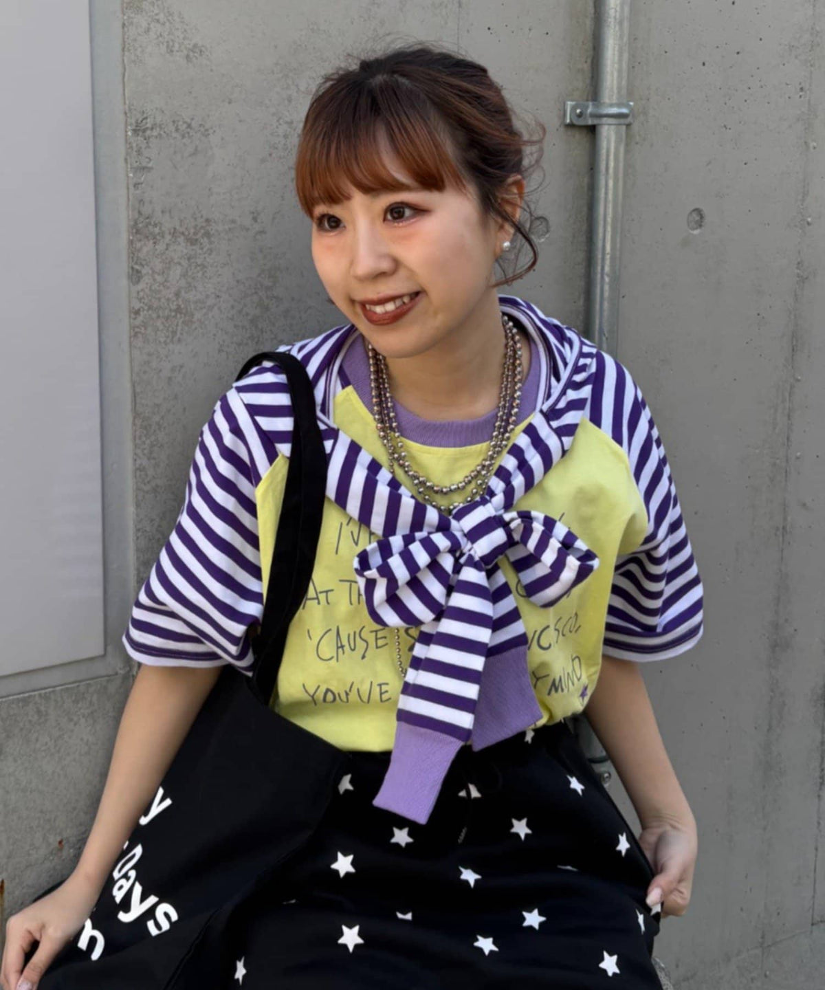 HELLO.SANFRANCISCO Tee with Hooded Ribbon - Image 1