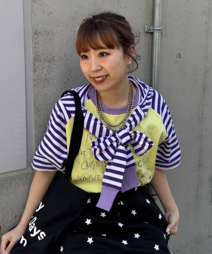 HELLO.SANFRANCISCO Tee with Hooded Ribbon - Image 1