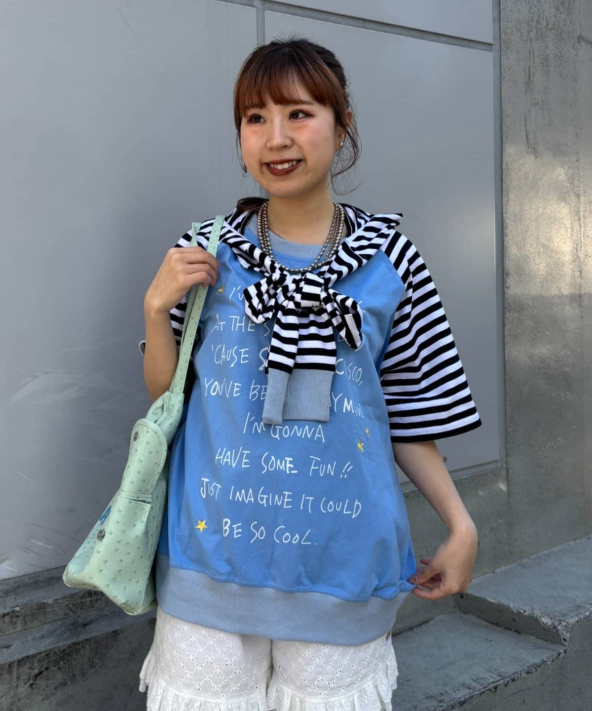 HELLO.SANFRANCISCO Tee with Hooded Ribbon - Image 18