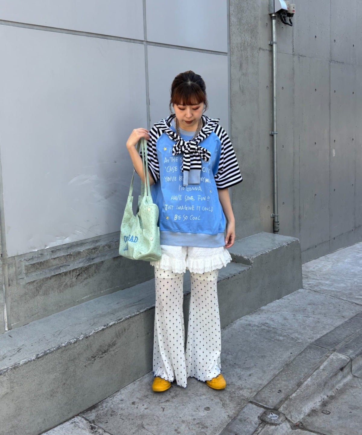 HELLO.SANFRANCISCO Tee with Hooded Ribbon - Image 19