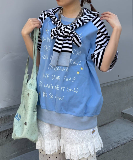 HELLO.SANFRANCISCO Tee with Hooded Ribbon - Image 2
