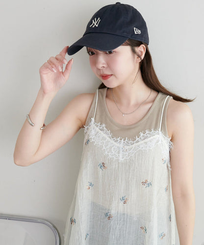 DISCOAT 刺繡薄紗Lace邊吊帶衫 - Image 16