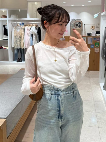 mystic one shoulder top