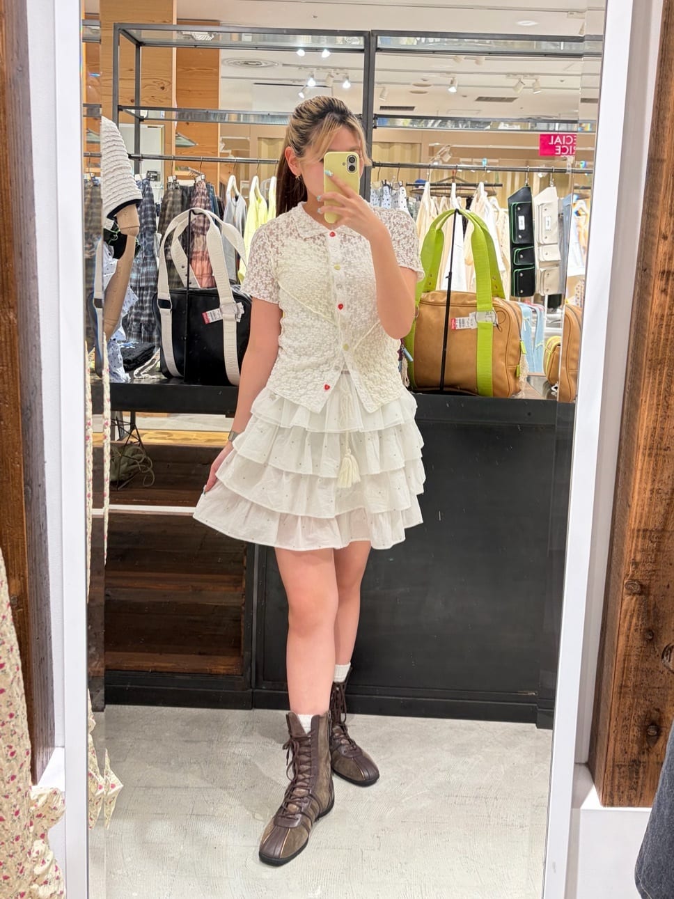 CIAOPANIC 心心紐Lace Polo - Image 42