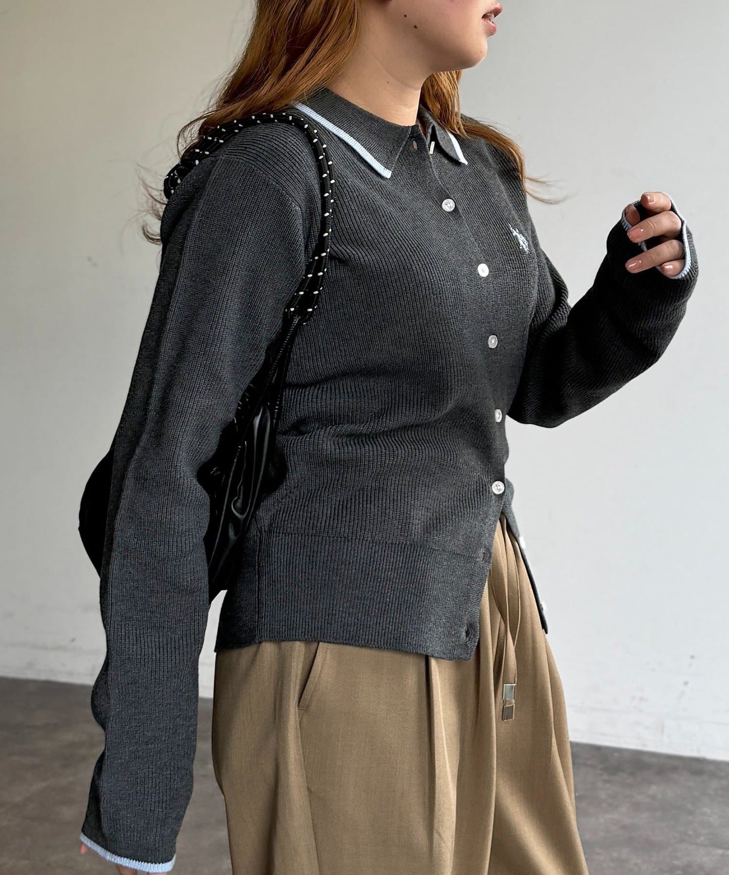 CPCM x U.S. POLO ASSN. Collared Knit Button Cardigan - Image 21