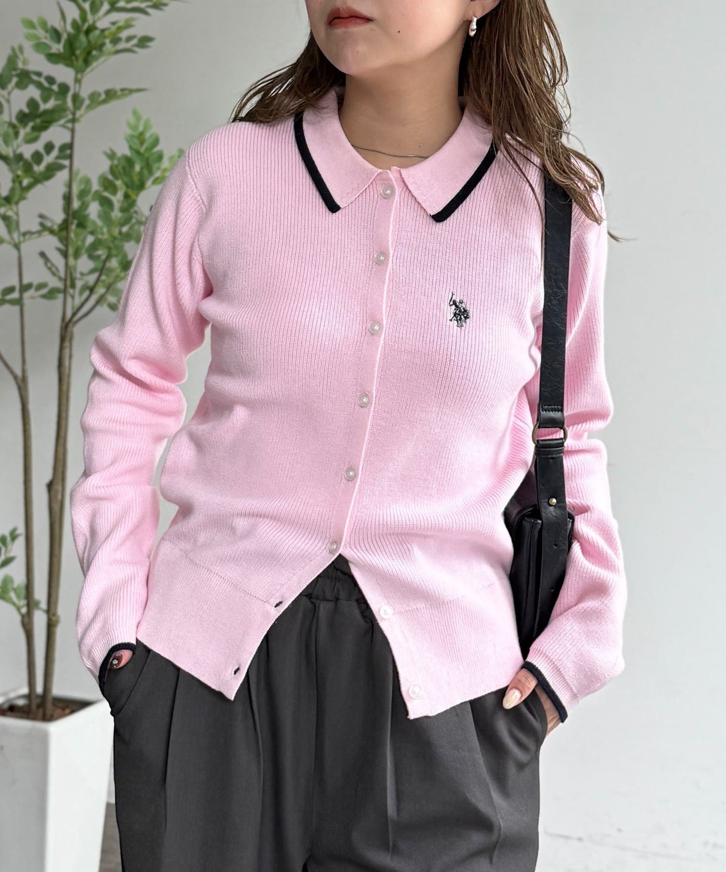 CPCM x U.S. POLO ASSN. Collared Knit Button Cardigan - Image 23