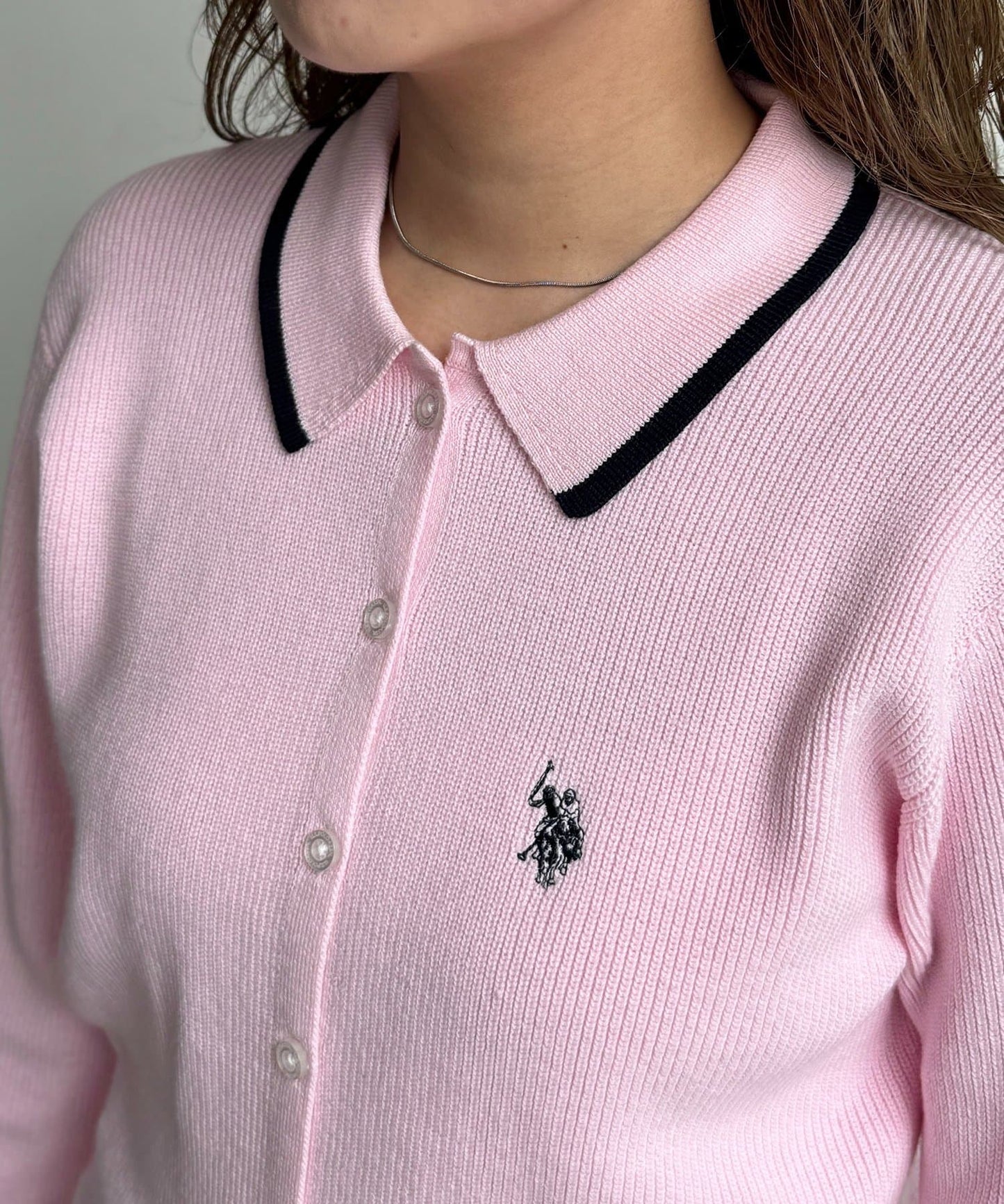 CPCM x U.S. POLO ASSN. Collared Knit Button Cardigan - Image 28