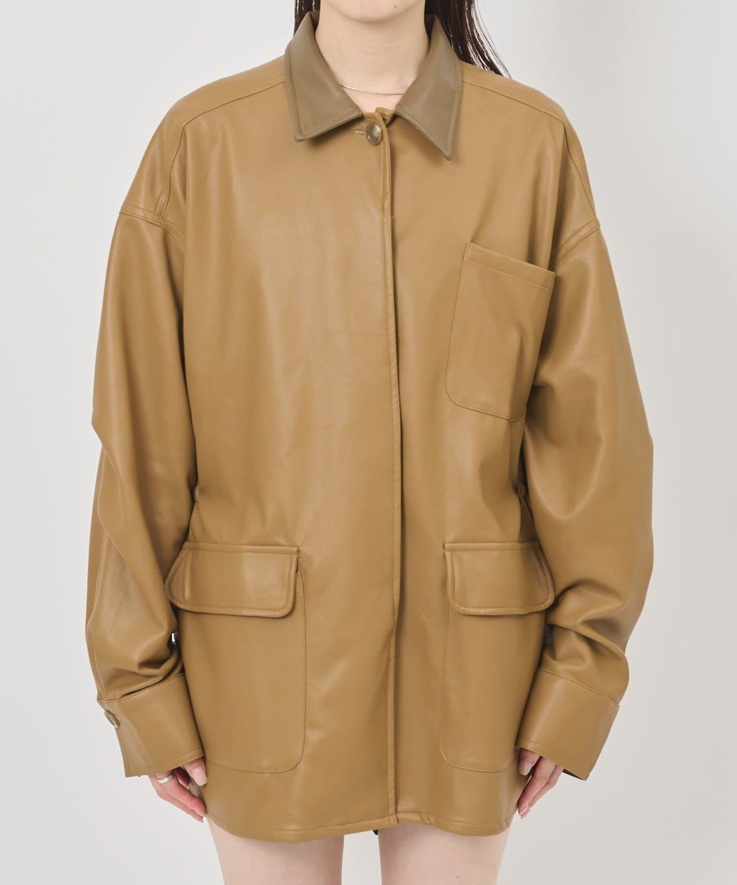 [2件SET] mystic Multi-way lace layered jacket - Image 52
