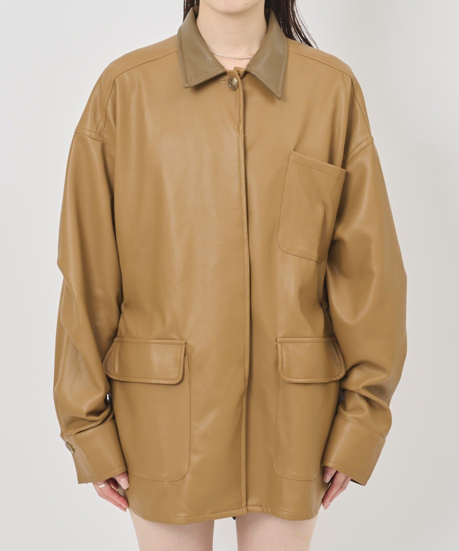 [2件SET] mystic Multi-way lace layered jacket - Image 52