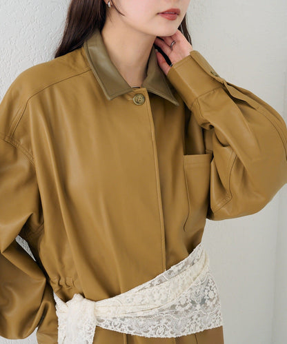 [2件SET] mystic Multi-way lace layered jacket - Image 27