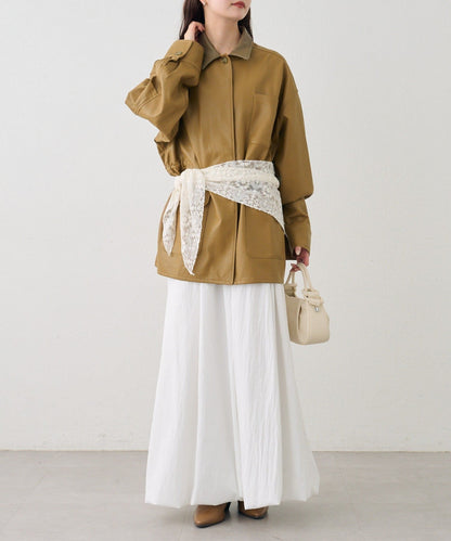[2件SET] mystic Multi-way lace layered jacket - Image 29