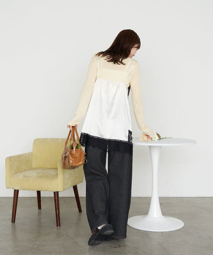 CIAOPANIC Lace Shirt Jacket + Cami Dress Set - Image 15