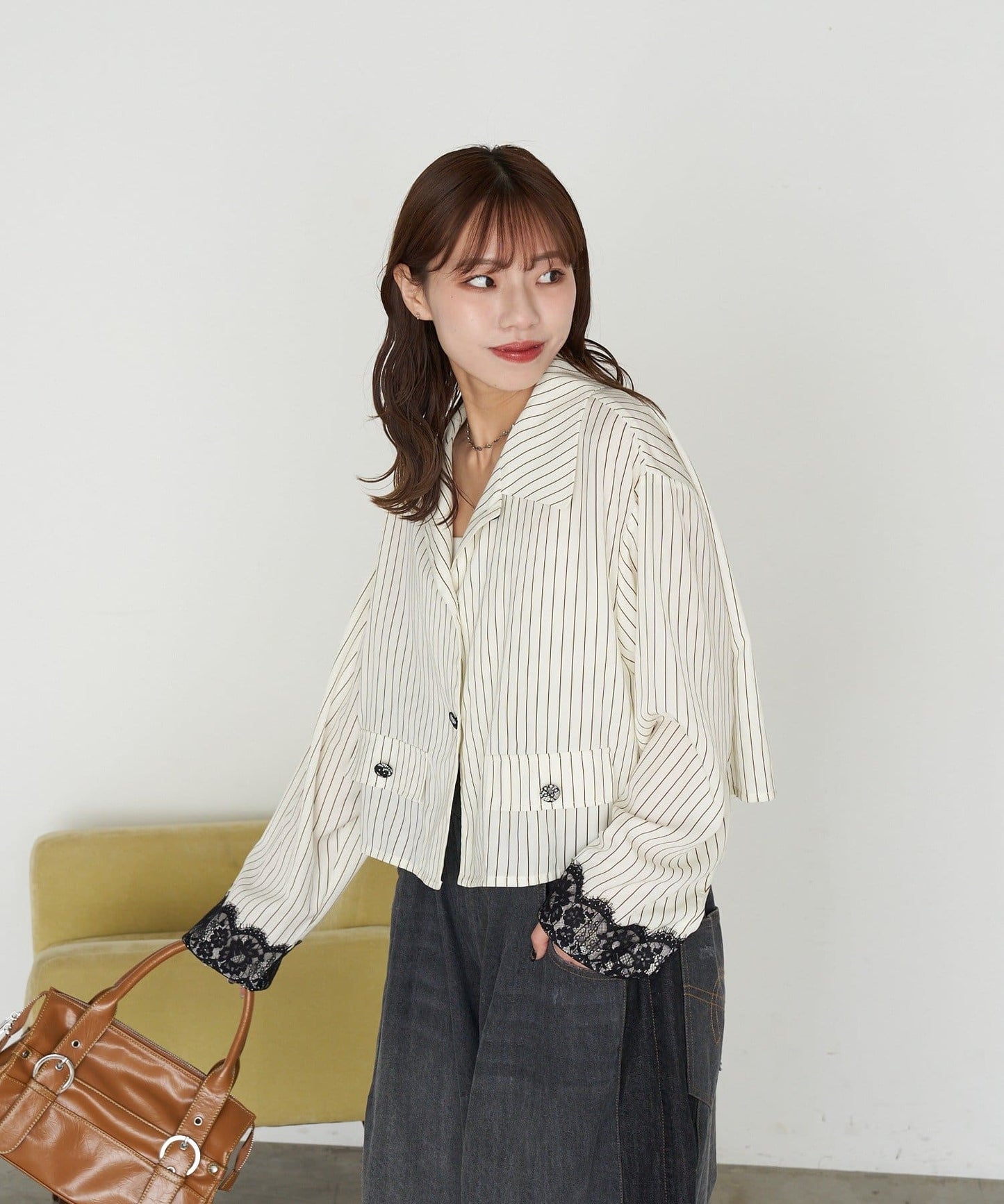 CIAOPANIC Lace Shirt Jacket + Cami Dress Set - Image 18
