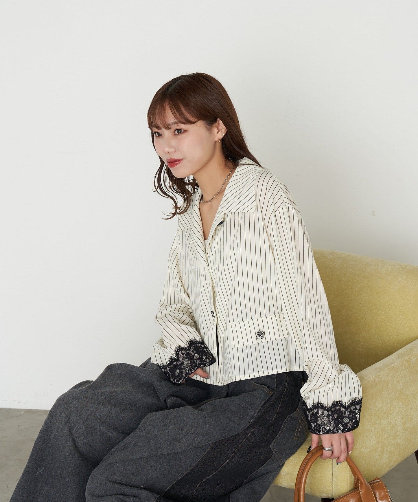CIAOPANIC Lace Shirt Jacket + Cami Dress Set - Image 21