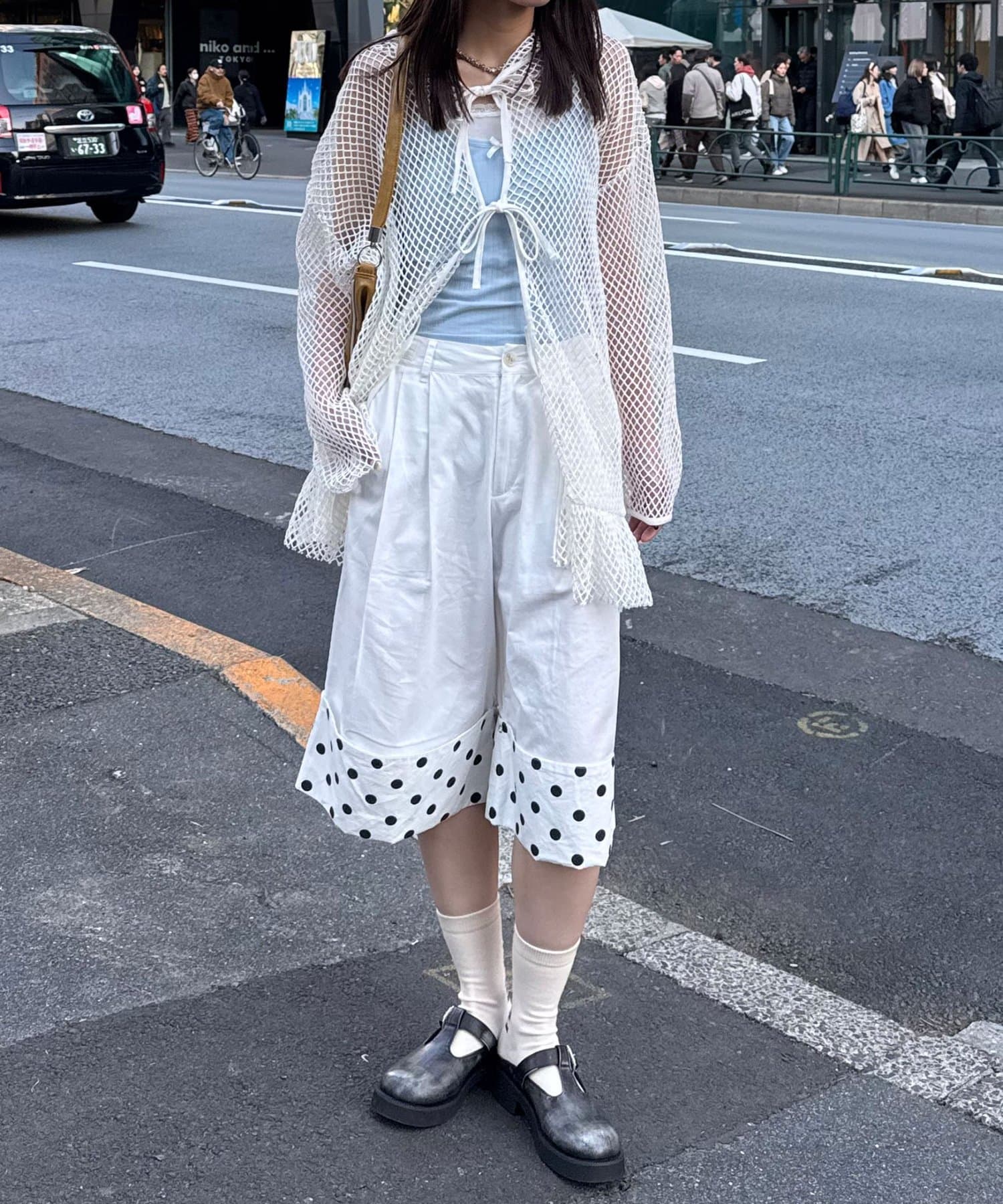 CIAOPANIC 2-Way Roll-Up Wide Half Pants - Image 9