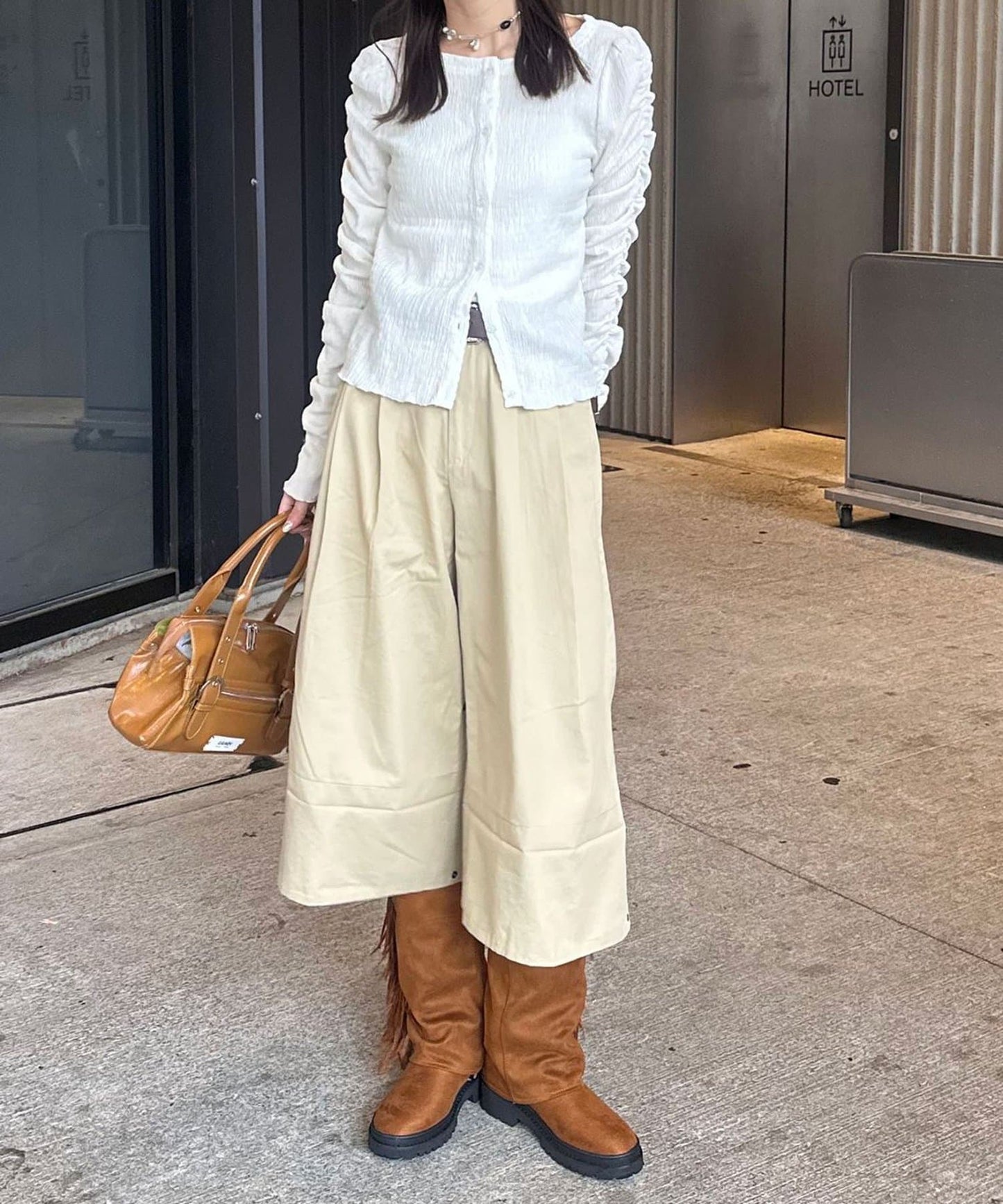 CIAOPANIC 2-Way Roll-Up Wide Half Pants - Image 17