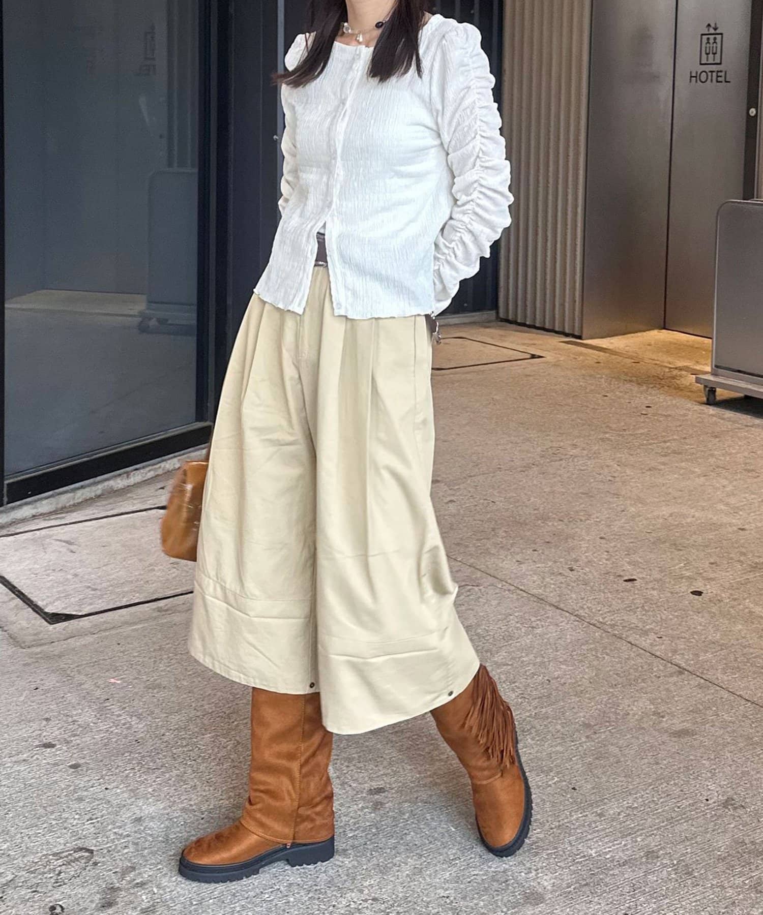 CIAOPANIC 2-Way Roll-Up Wide Half Pants - Image 18