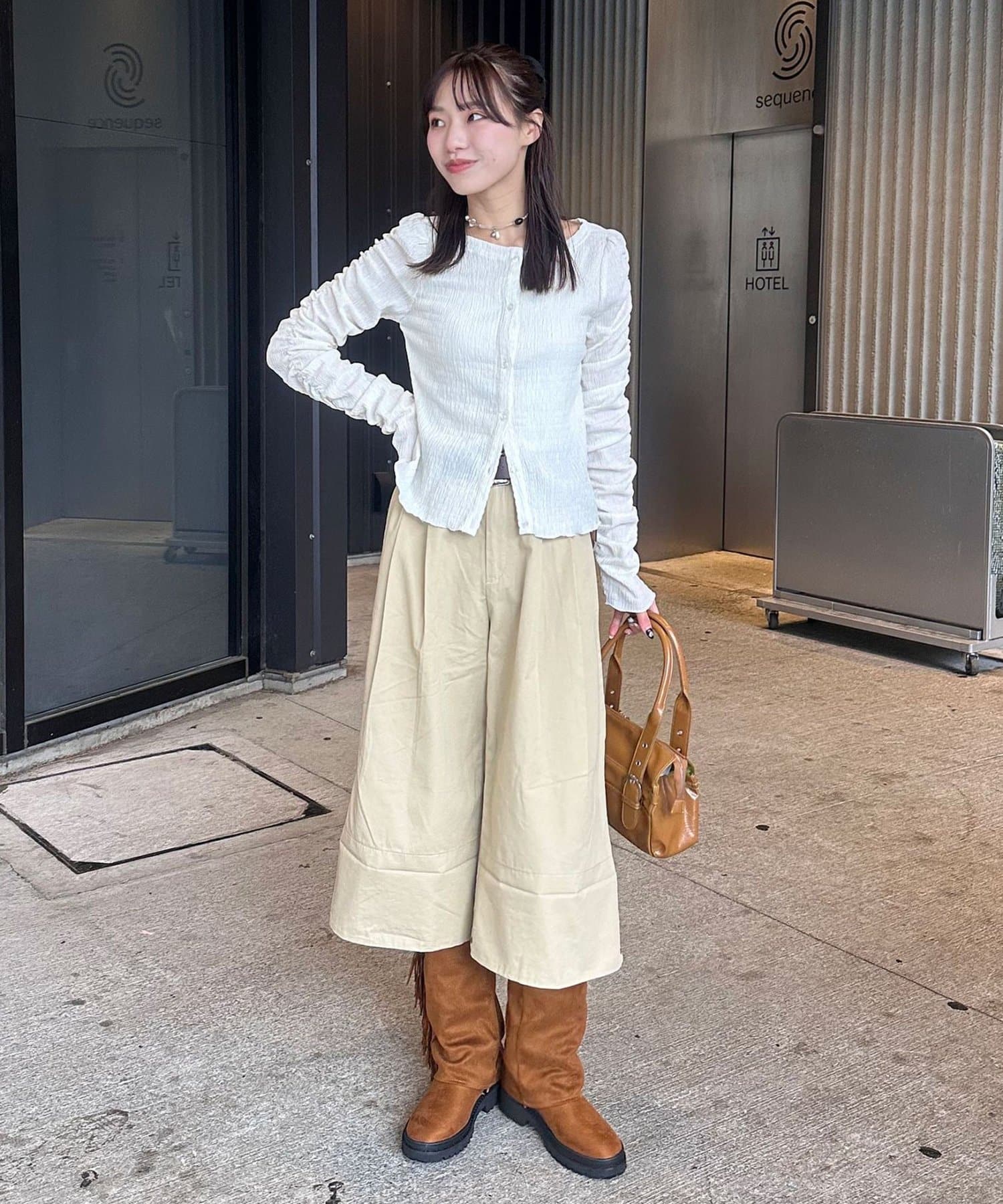 CIAOPANIC 2-Way Roll-Up Wide Half Pants - Image 19