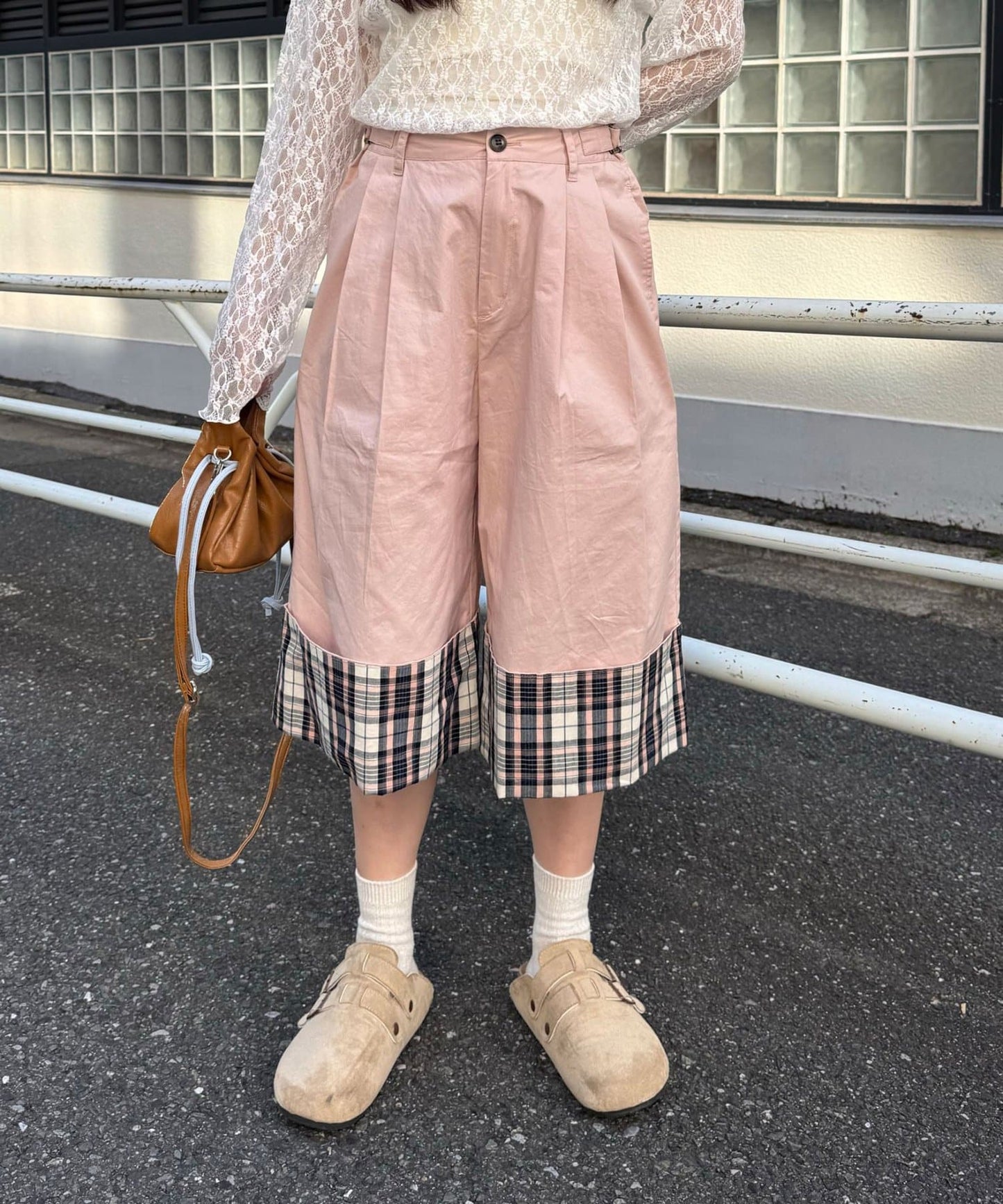 CIAOPANIC 2-Way Roll-Up Wide Half Pants - Image 33