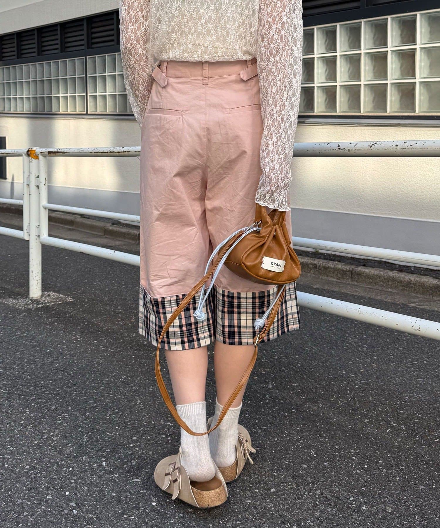 CIAOPANIC 2-Way Roll-Up Wide Half Pants - Image 35