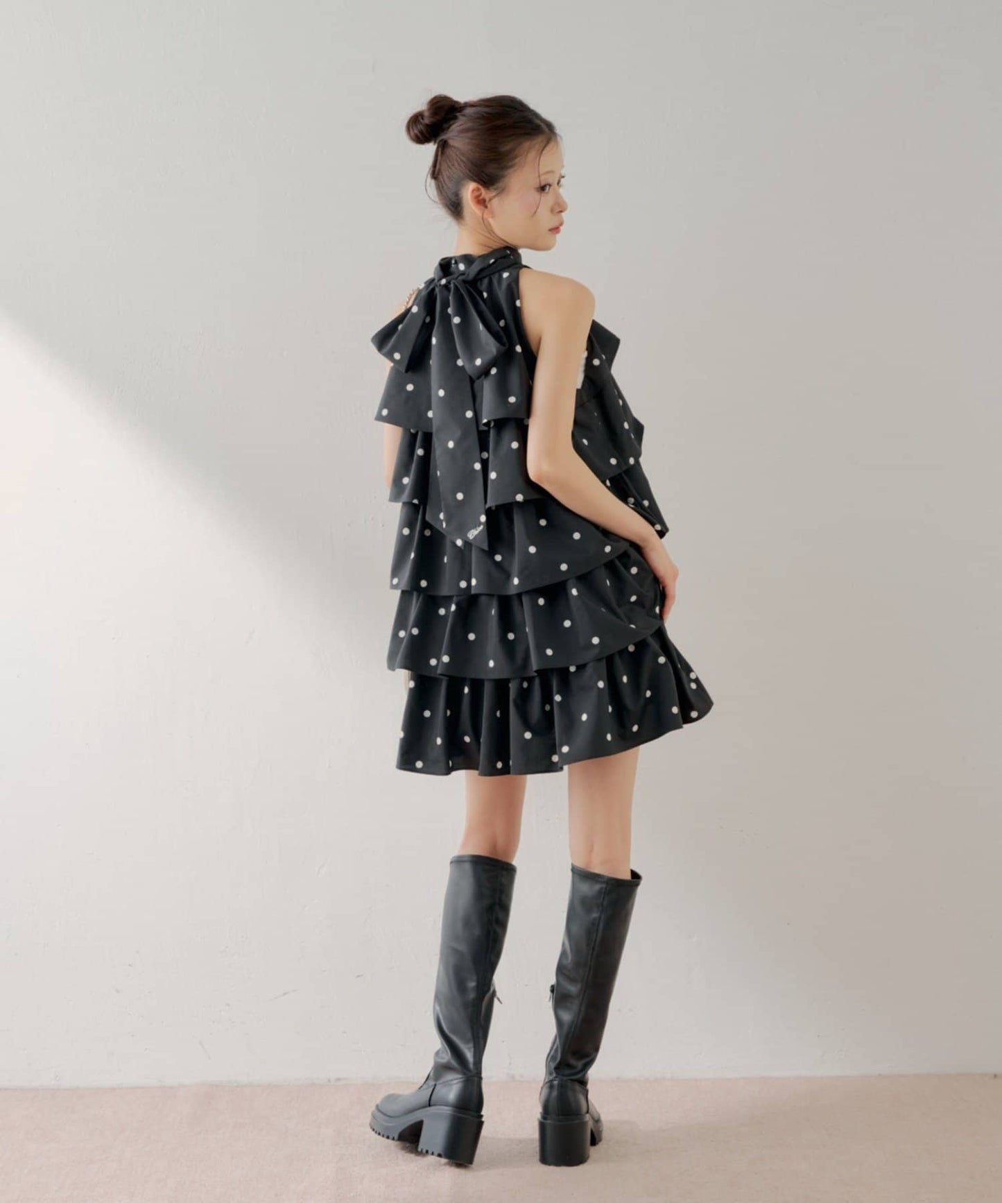 [Set Fair Item #7] CHICO ribbon tiered mini dress - Image 17