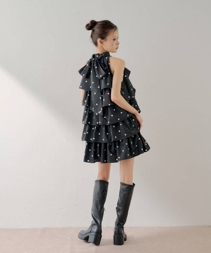 [Set Fair Item #7] CHICO ribbon tiered mini dress - Image 17