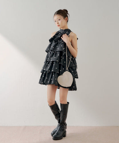 [Set Fair Item #7] CHICO ribbon tiered mini dress - Image 18