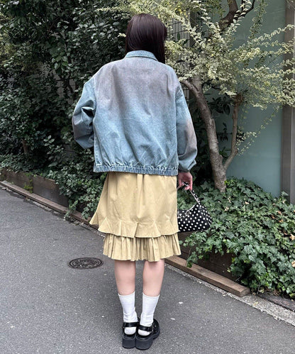 CIAOPANIC 荷葉邊下擺中長裙 - Image 8