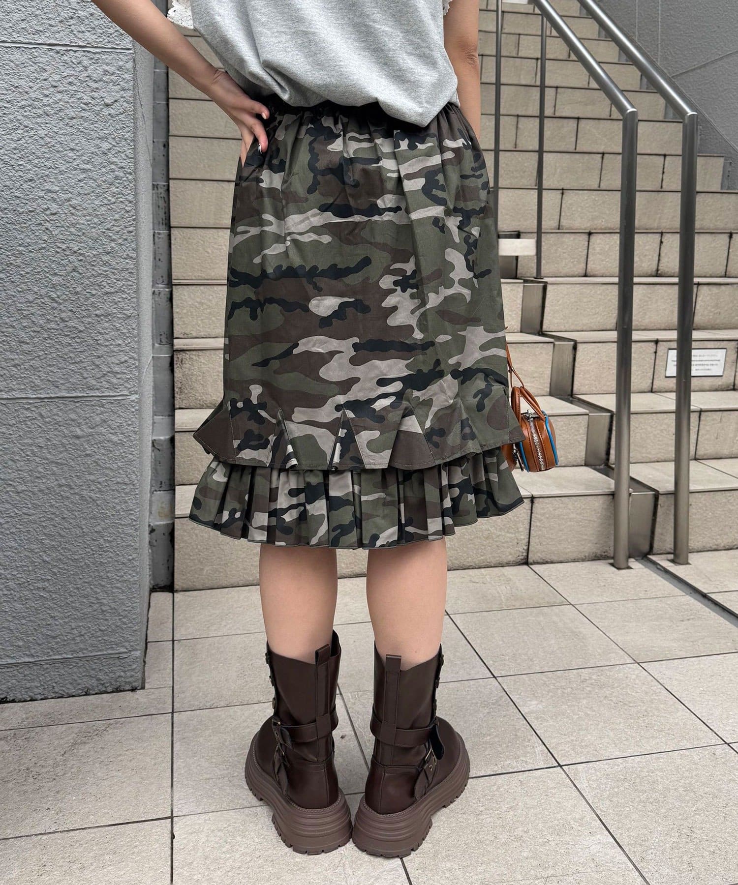 CIAOPANIC 荷葉邊下擺中長裙 - Image 11