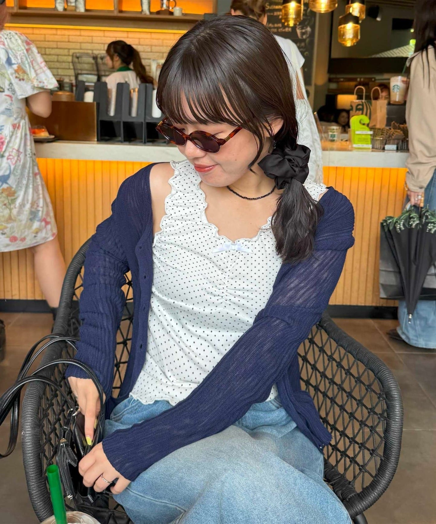 umm. by Discoat Mellow front ribbon tank - Image 5