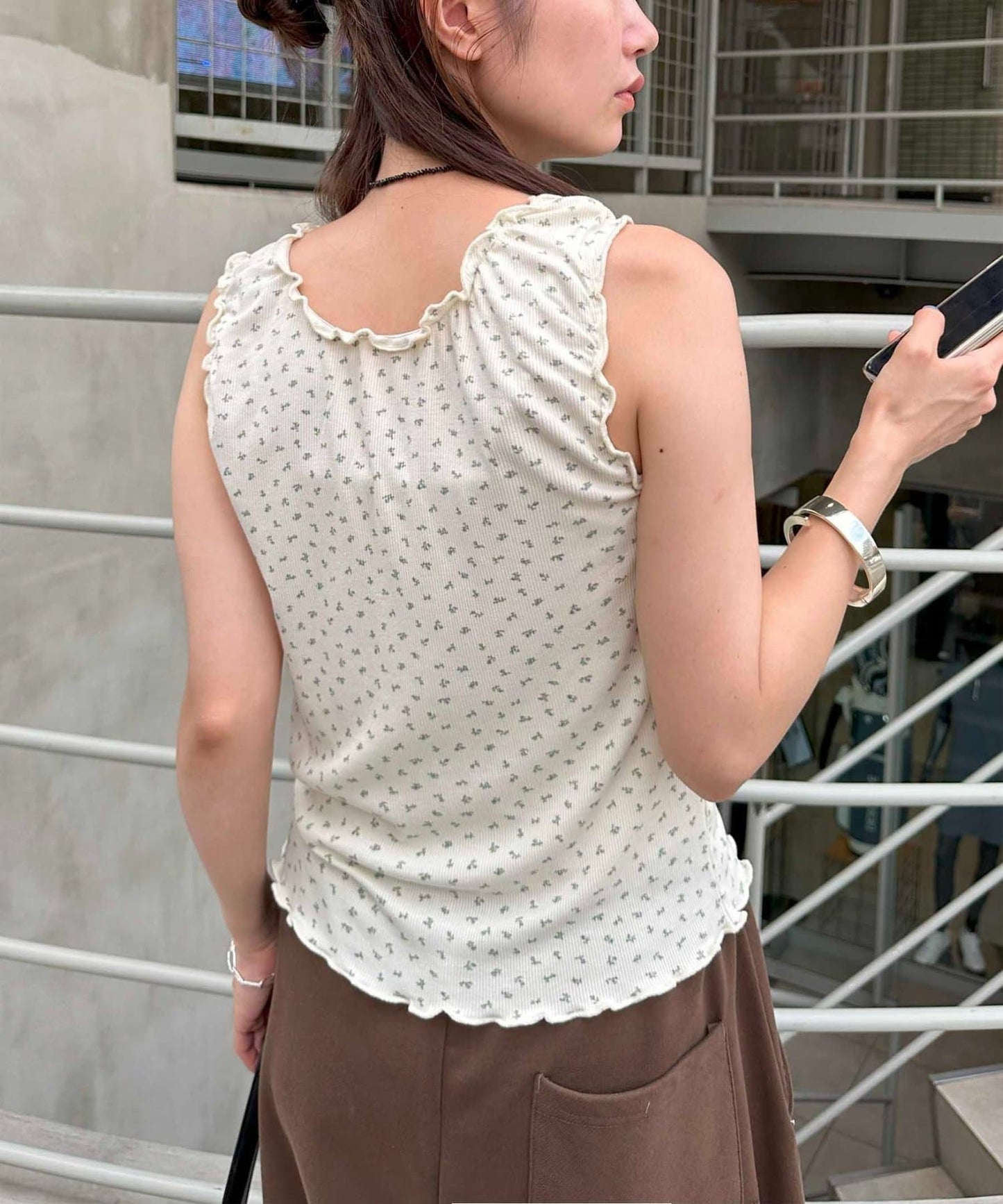 umm. by Discoat Mellow front ribbon tank - Image 17