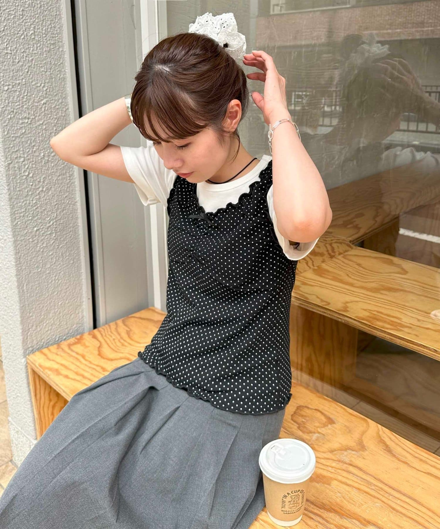 umm. by Discoat Mellow front ribbon tank - Image 30