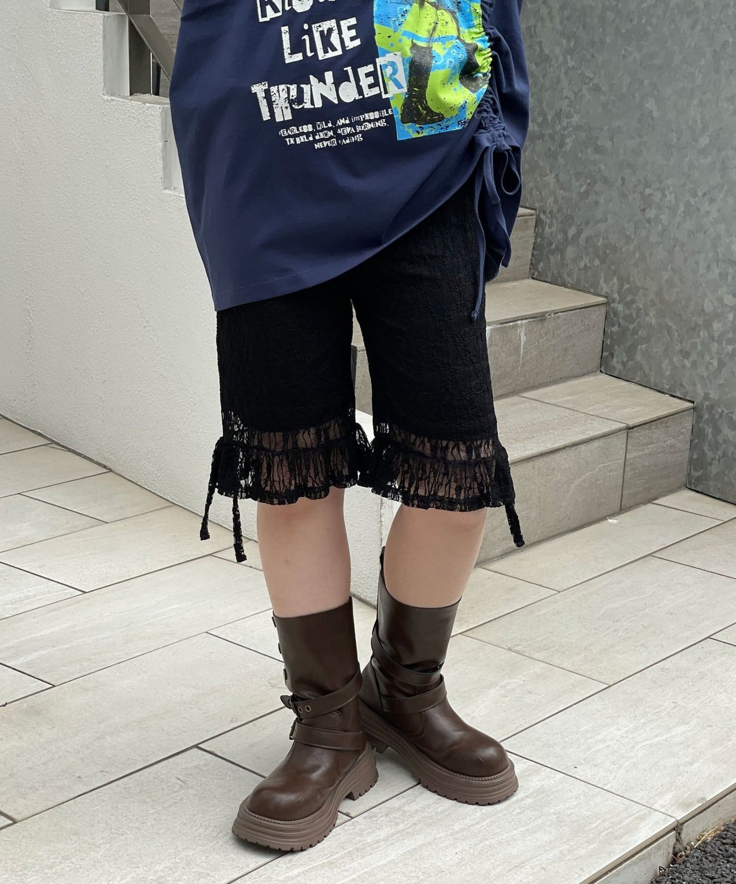 CIAOPANIC 荷葉邊Lace短褲 - Image 29