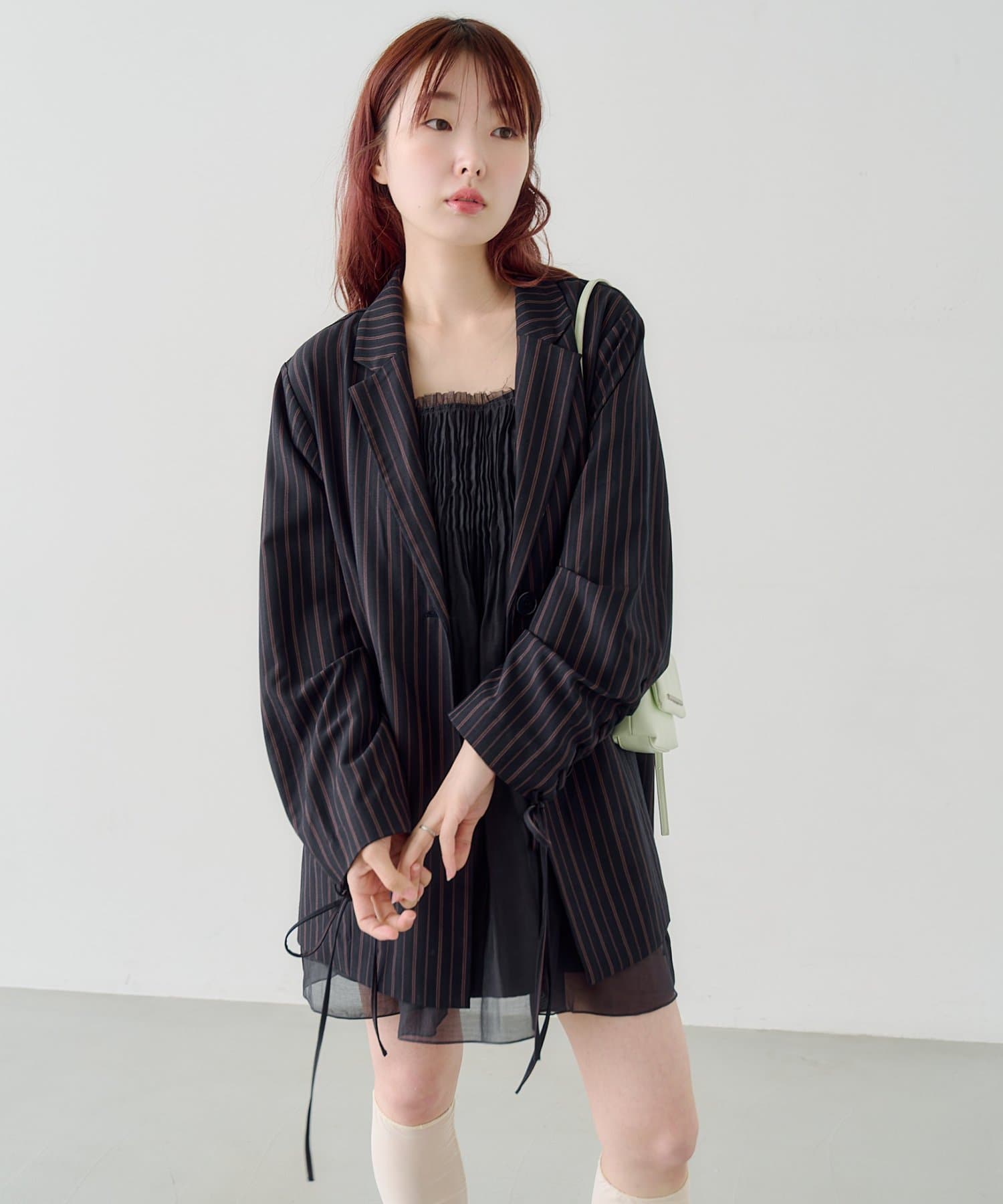 Kastane Pleated sheer Mini Dress - Image 14