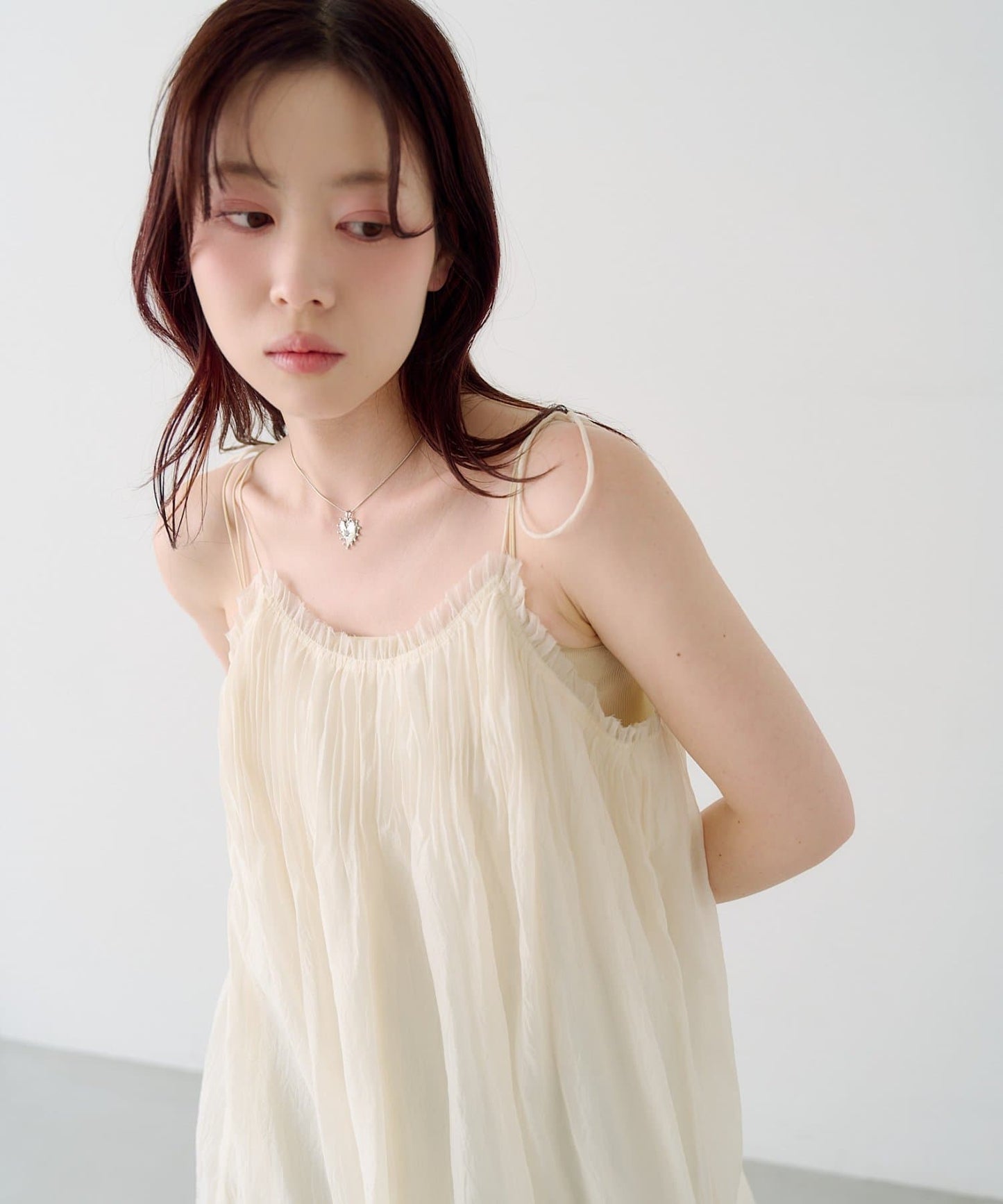 Kastane Pleated sheer Mini Dress - Image 18