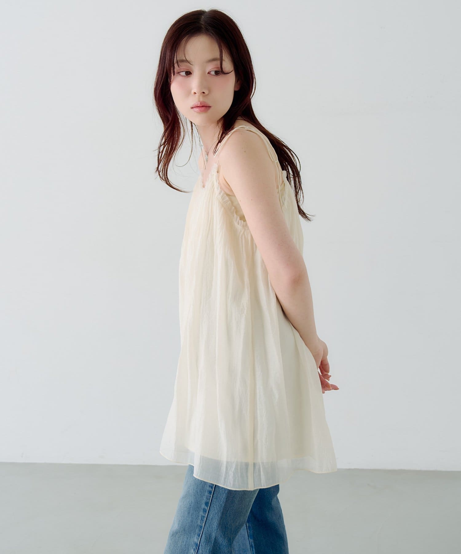 Kastane Pleated sheer Mini Dress - Image 19
