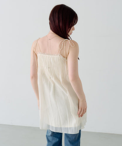 Kastane Pleated sheer Mini Dress - Image 20