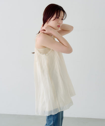 Kastane Pleated sheer Mini Dress - Image 21