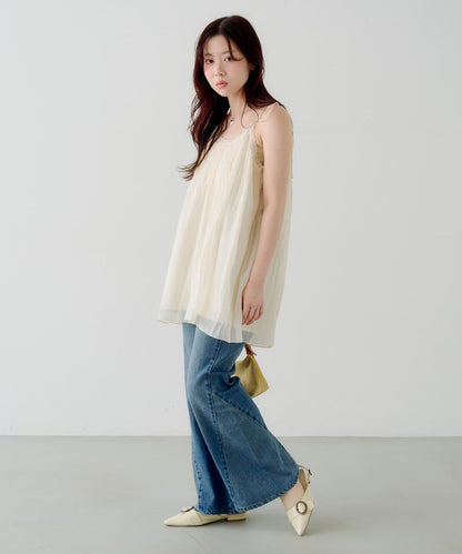 Kastane Pleated sheer Mini Dress - Image 23