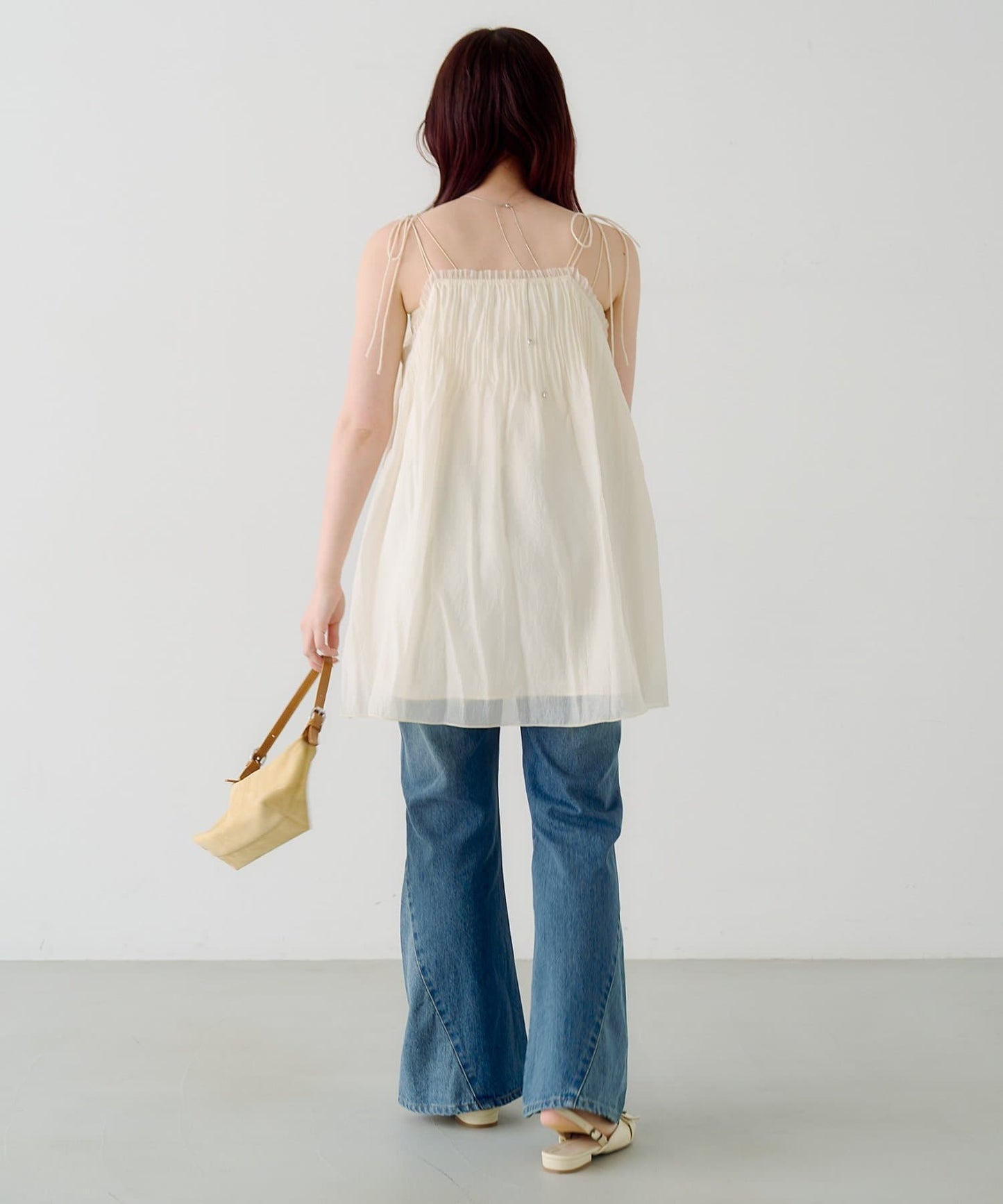 Kastane Pleated sheer Mini Dress - Image 24